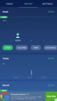 Pedometer Step Counter android App screenshot 5